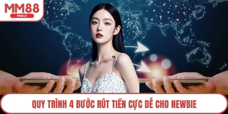 Quy trình 4 bước rút tiền cực dễ cho newbie